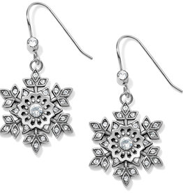 BRIGHTON Glint Snowflake French Wire Earrings