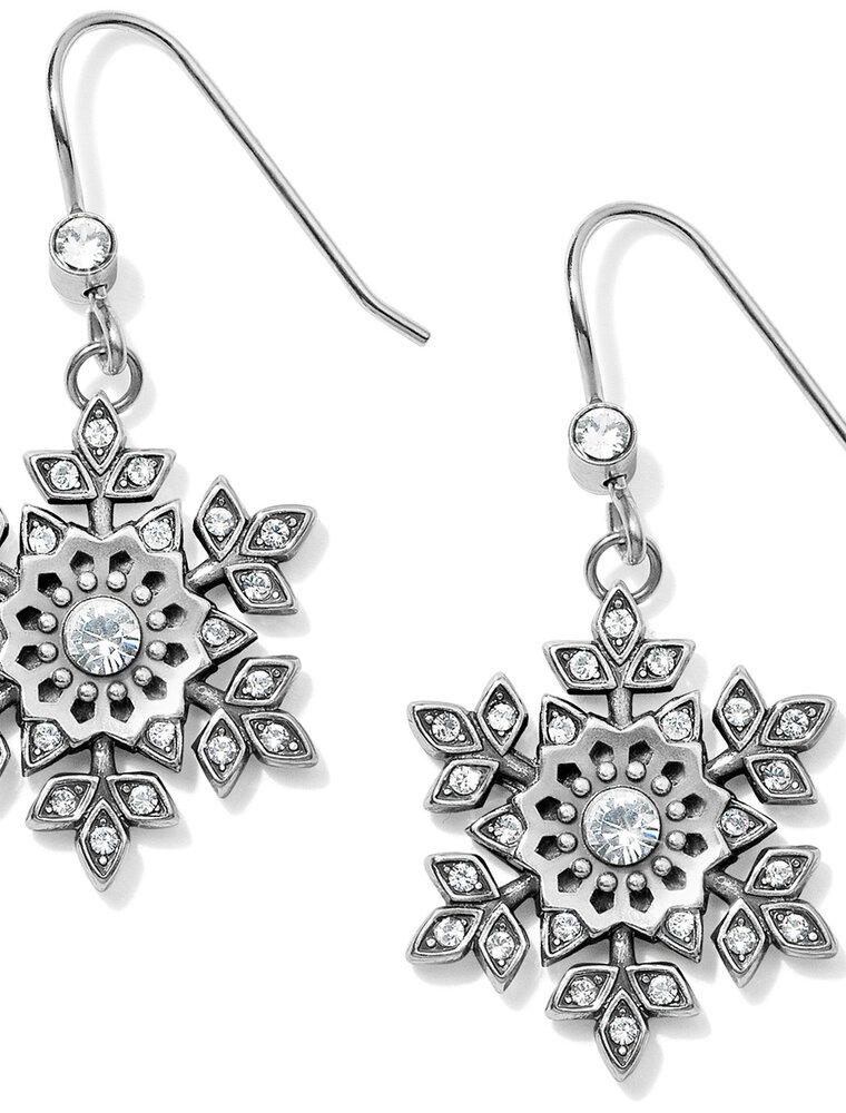 BRIGHTON Glint Snowflake French Wire Earrings