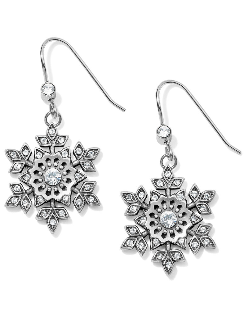 BRIGHTON Glint Snowflake French Wire Earrings