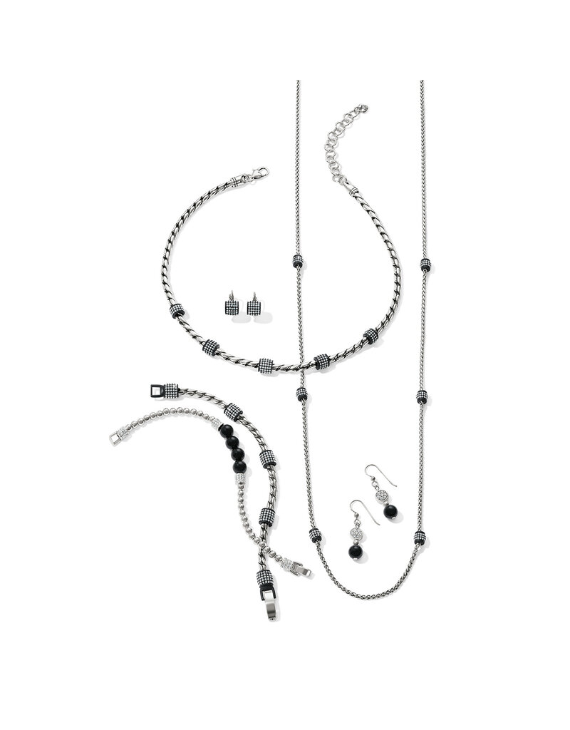 BRIGHTON Meridian Petite Long Necklace in Black