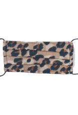 Dark Leopard Cotton Face Mask