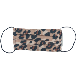 Dark Leopard Cotton Face Mask