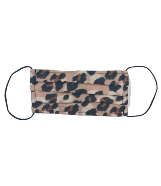 Dark Leopard Cotton Face Mask