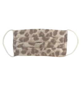 Light Leopard Cotton Face Mask