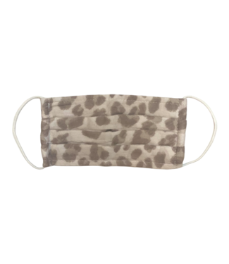 Light Leopard Cotton Face Mask