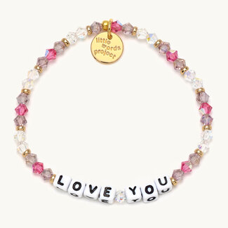 LITTLE WORDS PROJECT Love You Bracelet - Valentine's Day