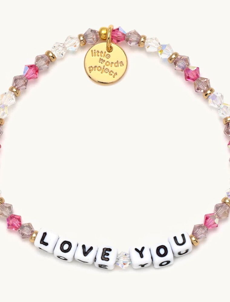 LITTLE WORDS PROJECT Love You Bracelet - Valentine's Day