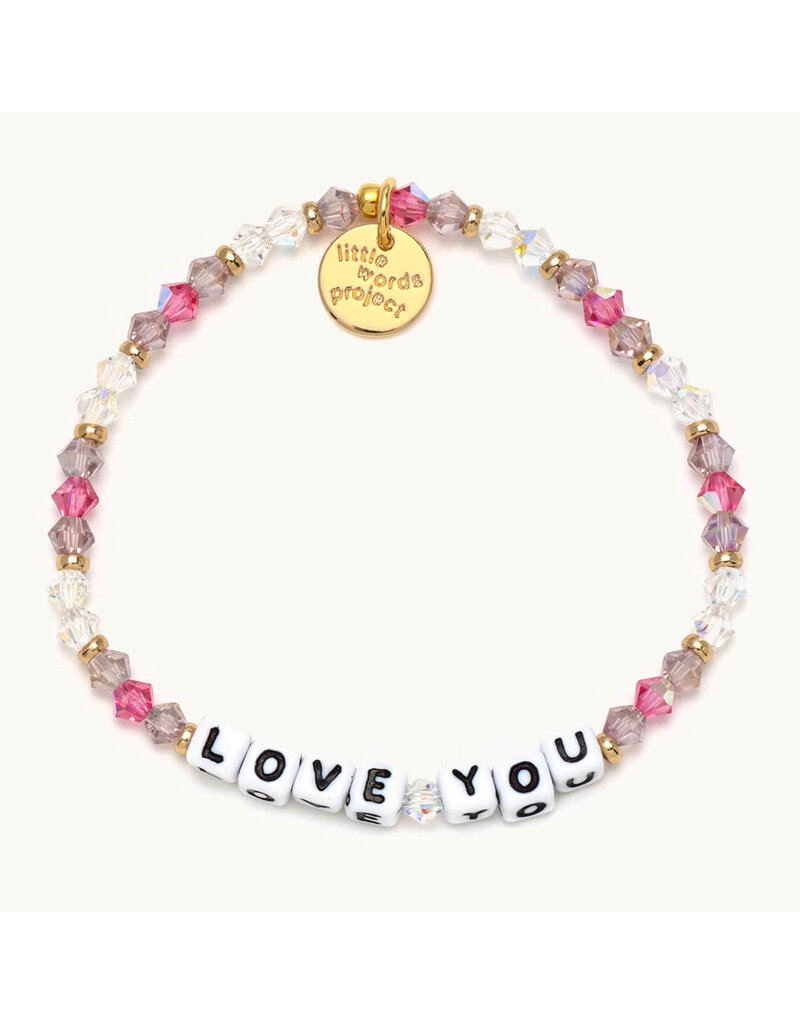 LITTLE WORDS PROJECT Love You Bracelet - Valentine's Day