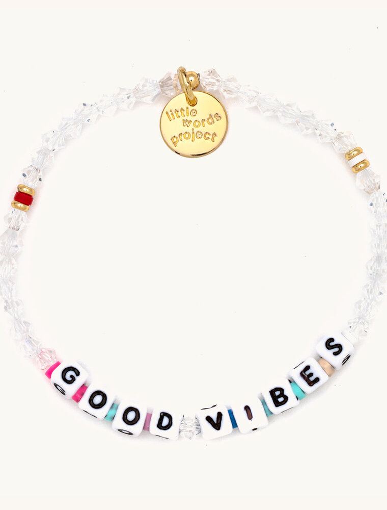 LITTLE WORDS PROJECT Good Vibes Bracelet - Multi