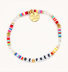 LITTLE WORDS PROJECT Be Free Bracelet - Rainbow
