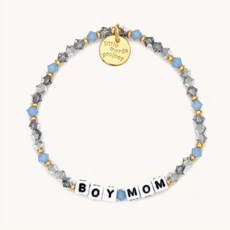 LITTLE WORDS PROJECT Boy Mom Bracelet - Mom Life