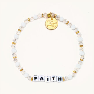 LITTLE WORDS PROJECT Faith Bracelet - Hydrangea