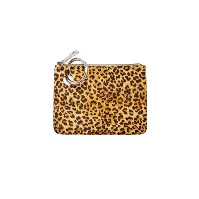 Mini Silicone Pouch in Cheetah