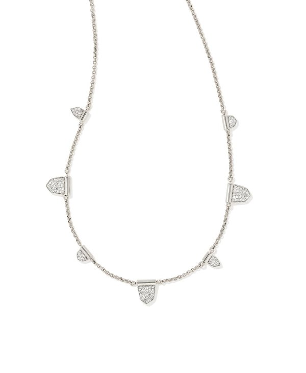 Adeline Silver Strand Necklace