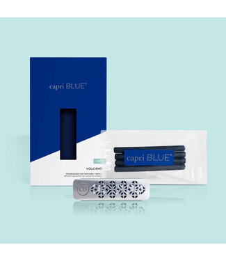 CAPRI BLUE Volcano Car Diffuser + Refill