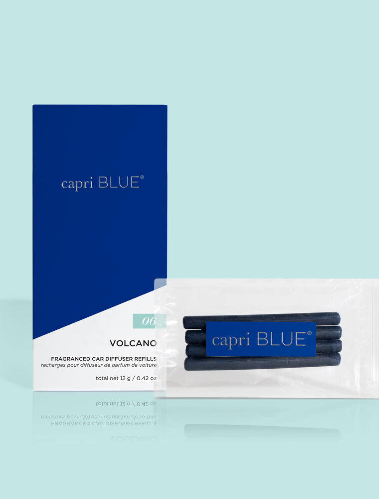 CAPRI BLUE Volcano Car Diffuser Fragrance Refills
