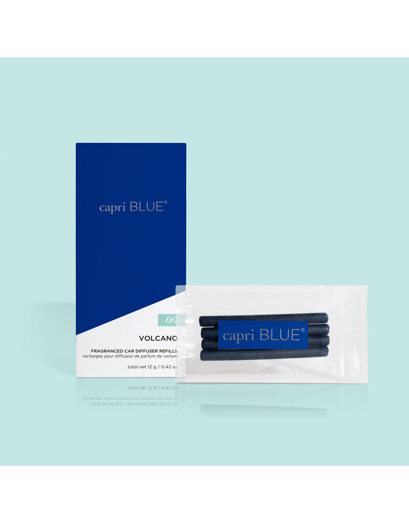 CAPRI BLUE Volcano Car Diffuser Fragrance Refills