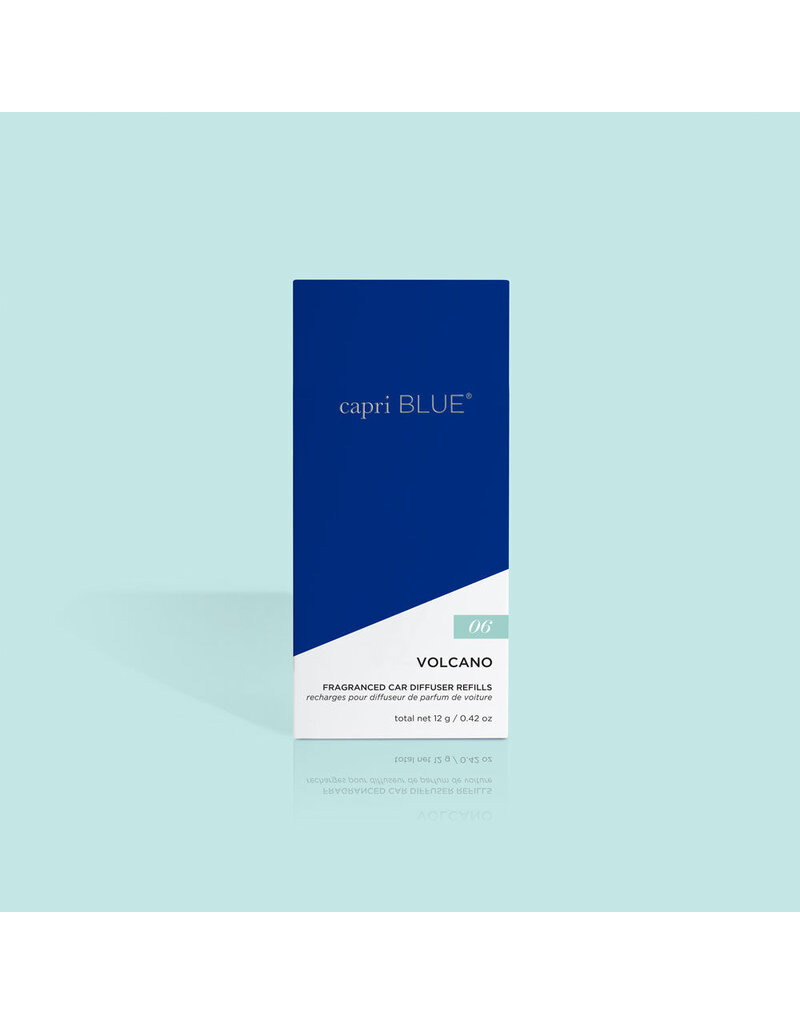 CAPRI BLUE Volcano Car Diffuser Fragrance Refills