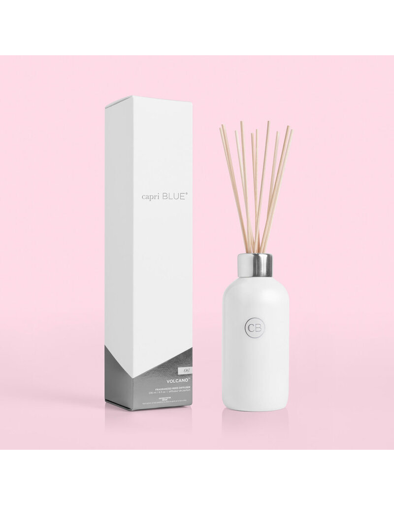 CAPRI BLUE White Reed Diffuser in Volcano
