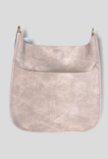 AHDORNED Classic Vegan Leather Messenger Bag Without Strap - Blush (Gold Hardware) AHDORNED Classic Vegan Leather Messenger Bag Without Strap - Blush (Gold Hardware)