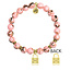 Unbreakable Bracelet in Pink Shell & Gold