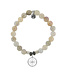 Compass Rose Bracelet in Moonstone & Silver