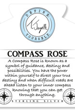 TJAZELLE Compass Rose Bracelet in Moonstone & Silver TJAZELLE Compass Rose Bracelet in Moonstone & Silver