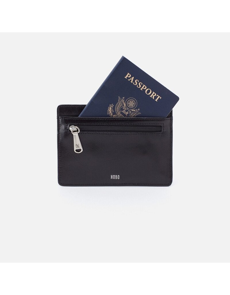 HOBO Euro Slide Card Case in Black