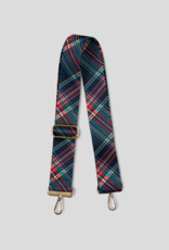 Holiday Plaid Bag Strap -Black (Gold Hardware) Holiday Plaid Bag Strap -Black (Gold Hardware)