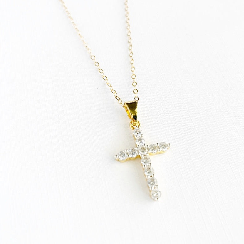 Layered Cross Charm Necklace - Trader Rick's for the artful woman