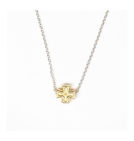 MY SAINT MY HERO Faith Petite Necklace - Silver/Gold