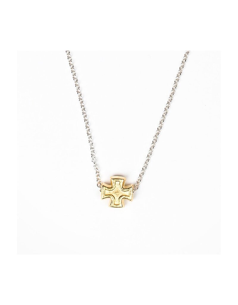 MY SAINT MY HERO Faith Petite Necklace - Silver/Gold