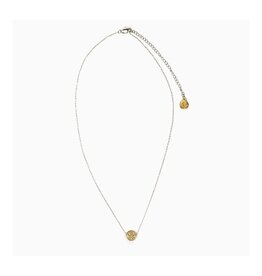 MY SAINT MY HERO Benedictine Petite Necklace - Silver/Gold