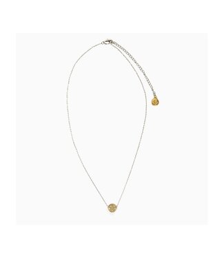MY SAINT MY HERO Benedictine Petite Necklace - Silver/Gold