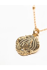 MY SAINT MY HERO Miraculous Mary Petite Necklace - Gold