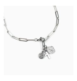 MY SAINT MY HERO Renewal Consecration Necklace - Silver