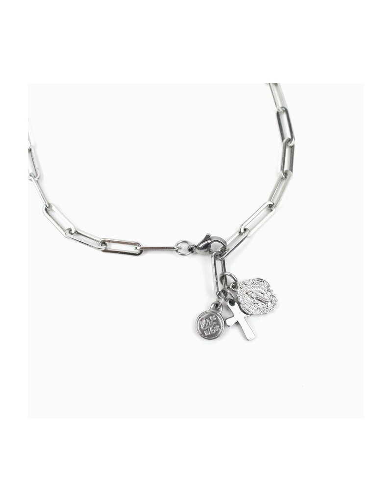 MY SAINT MY HERO Renewal Consecration Necklace - Silver