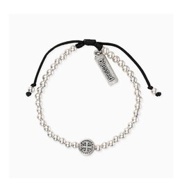 MY SAINT MY HERO Mantra of Love Bracelet - Silver