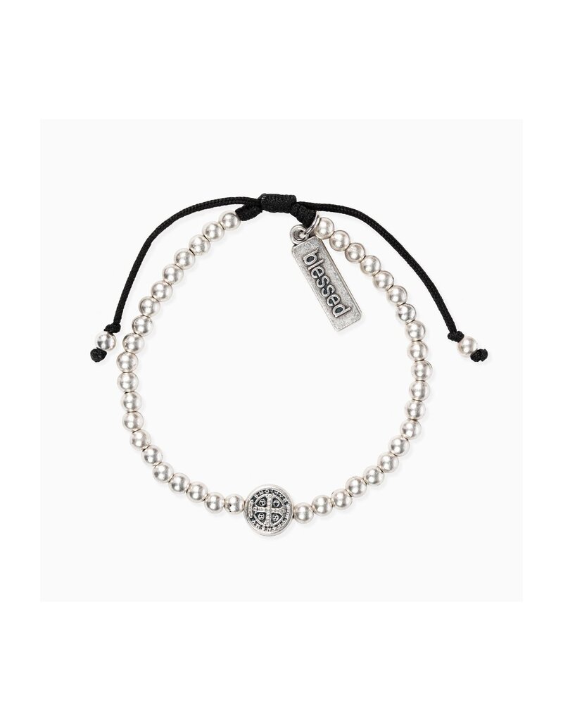 MY SAINT MY HERO Mantra of Love Bracelet - Silver