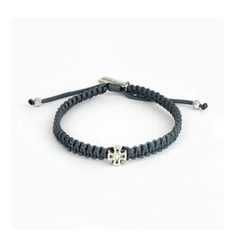MY SAINT MY HERO Wonderfully Made Bracelet - Slate/Silver
