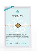 MY SAINT MY HERO Serenity Blessing Bracelet - Metallic Gold/Gold