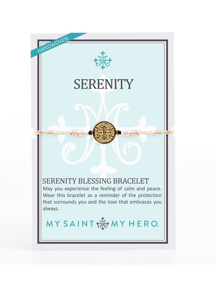 MY SAINT MY HERO Serenity Blessing Bracelet - Metallic Gold/Gold