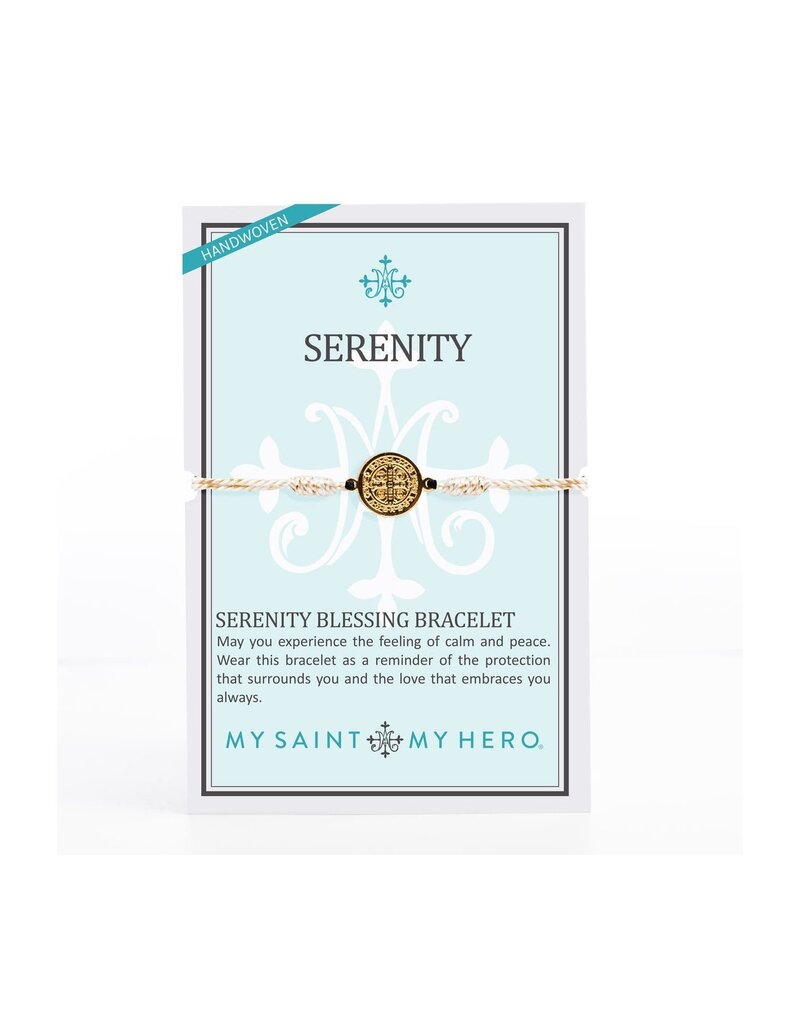 MY SAINT MY HERO Serenity Blessing Bracelet - Metallic Gold/Gold