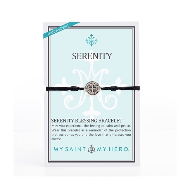 Serenity Blessing Bracelet - Black/Silver
