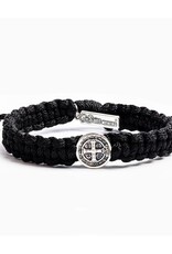 MY SAINT MY HERO One Blessing For Him Bracelet (Men's) - Black/Silver