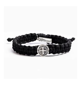 MY SAINT MY HERO One Blessing For Him Bracelet (Men's) - Black/Silver