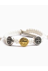 MY SAINT MY HERO First Holy Communion Bracelet - White/Two Tone