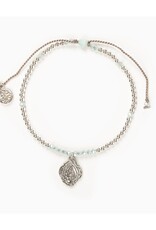 MY SAINT MY HERO Rays of Light Bracelet - Silver/Taupe