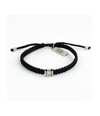 MY SAINT MY HERO Wonderfully Made Bracelet - Black/Silver