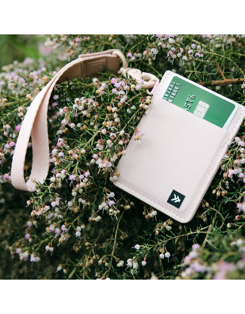 THREAD WALLETS Vertical Wallet in Rose Dust